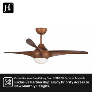 Decorative Lights Living Room New Design Brown <b>Fans</b> Lamp Fancy Decorative Lights Living Room <b>Ceiling</b> <b>Fan</b> <b>With</b> Led Light - Product Image 6