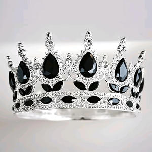 Diamant <span class=keywords><strong>Couronne</strong></span> Princesse Vintage Diadème <span class=keywords><strong>Couronne</strong></span> Gâteau Topper pour Mariage Anniversaire Baby Shower Fête Gâteau Décoration Fournisseurs - Product Image 4