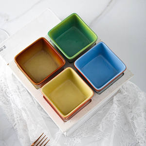 Barato al por mayor de 4 compartimiento tuerca <span class=keywords><strong>tapas</strong></span> aperitivo de cerámica de platos de servir para boda - Product Image 2