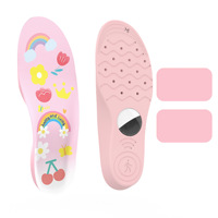 Nouvelle semelle intérieure de chaussure confortable et douce cachée avec support d'étiquette d'air pour traqueur de chaussures Inserts de pieds Semelles intérieures d'étiquette d'air de semelle pour des enfants plus âgés