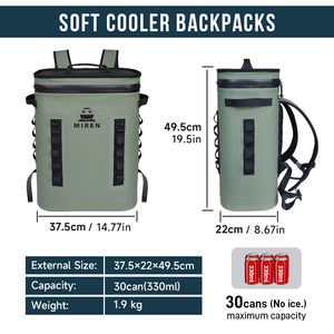 2025 không thấm nước bị rò rỉ bằng chứng mềm Cooler lon túi cách nhiệt Ba lô Cooler túi cho tùy chỉnh Cooler túi với logo - Product Image 6