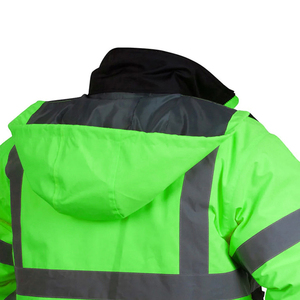 Chaqueta de Seguridad de Alta Visibilidad con Múltiples Bolsillos, Ropa de Trabajo Reflectante para Ingenieros - Product Image 3