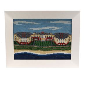 <span class=keywords><strong>Pintura</strong></span> de escena de océano moderna, cuadro de Hotel, base de lienzo de punto de aguja decorativa enmarcada con tema DE PAISAJE - Product Image 2
