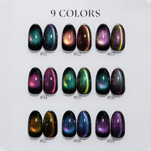 Esmalte <span class=keywords><strong>de</strong></span> Uñas en Gel Vinimay, Efecto Ojo <span class=keywords><strong>de</strong></span> <span class=keywords><strong>Gato</strong></span>, 9 Colores, Libre <span class=keywords><strong>de</strong></span> TPO, Cristal <span class=keywords><strong>Diamante</strong></span>, Arcoíris, para Arte <span class=keywords><strong>de</strong></span> Uñas <span class=keywords><strong>de</strong></span> Lujo - Product Image 4