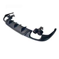 Difusor Trasero de Fibra de Carbono Estilo Plata para Lexus GS200T GS250 GS300 GS350 GS45H 2012-2021, Compatible con Modelos 2012-2021