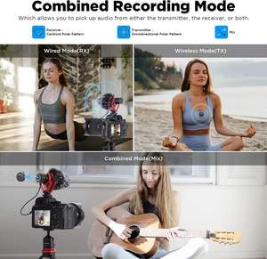 BOYA BY-MM1W 2 canaux fusil de chasse revers sans fil micro Lavalier Microphone pour caméra PC <span class=keywords><strong>sur</strong></span> caméra iPhone DSLR enregistrement <span class=keywords><strong>YouTube</strong></span> - Product Image 2