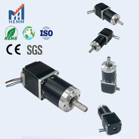 Motor paso a paso Nema 11 con engranajes, 1.8 grados, 2 fases, 0.06 N.m, con caja de engranajes planetaria 1:9, 4.74 V, 0.67 A para impresora 3D, robot CNC y automatización
