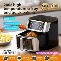 Friteuse à air chaud grande capacité multifonctionnelle, antiadhésive, sans huile, pour une cuisson saine à la maison et en cuisine - Offre spéciale