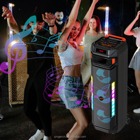SING-E ZQS8317 Altavoz Bluetooth Portátil Profesional con RGB, Carga Inalámbrica, Mini Altavoces para Exteriores y Hogar, Woofer, Tweeter, Micrófono