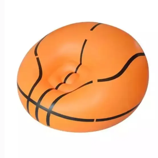 नई डिजाइन फैशन बास्केटबॉल आकार कमरे में रहने वाले सोफे संदेश हवा inflatable नरम कुर्सी