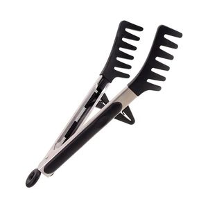 Pince alimentaire en silicone en forme de griffe de 9 pouces en acier inoxydable, idéale pour le pain, le barbecue, les steaks, les spaghettis et les pâtes – Vente chaude - Product Image 2