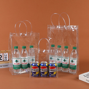 Bolsas de PVC transparentes tamaño mini con cierres a presión para empaque de regalos - Product Image 3