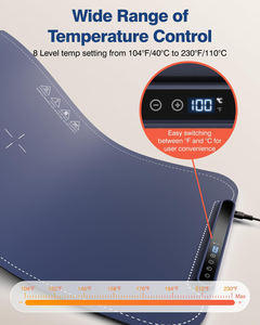 Modular Electric Hot Plate Extra Long Spliced <b>Food</b> Warmer Buffets Party and Home Daily Use Upgrade-Electric Keep <b>Food</b> <b>Warm</b> <b>Tray</b> - Product Image 3