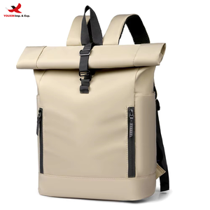 Mochila Impermeable con Cierre Enrollable, Gran Capacidad, para Trabajo, Viajes, Estudiantes Universitarios, Escolares, de Poliéster, RTS, Pedidos Mixtos al por Mayor - Product Image 1
