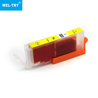 WEL-TRY PGI550XL & CLI551 cartouche d'encre couleur Compatible pour Canon PIXMA IX6850 MG5600 imprimante à jet d'encre BK couleur