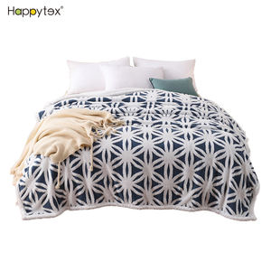 Sofá de lujo supersuave, cálido y acogedor, franela polar, manta de <span class=keywords><strong>Sherpa</strong></span> para camión de Navidad, <span class=keywords><strong>colcha</strong></span> con <span class=keywords><strong>Sherpa</strong></span> inversa - Product Image 4