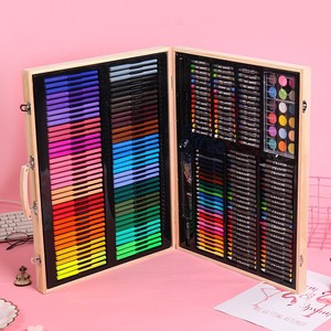 251 pièces chic double face écriture maternelle Art <span class=keywords><strong>marqueurs</strong></span> ensemble Non toxique aquarelle stylo couleur plomb peinture papeterie cadeau pour - Product Image 5