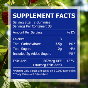 Factory Direct Foltc Acid Gummies with Folic Acid For Prenatal Pregnancy and Every Day Support Daily Energy <b>Supplement</b> Gummies - Product Image 2