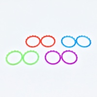18 couleurs, 1 paire d'anneaux pour manette PS5, anneau pour joystick PS5, anneau pour bouton PS5