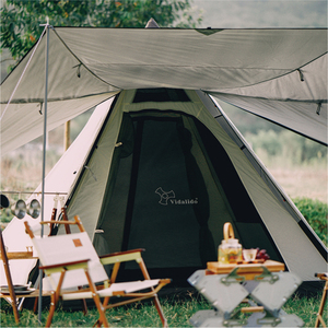 <span class=keywords><strong>เต็นท์</strong></span>อัตโนมัติวิดาลิโด สำหรับตั้งแคมป์กลางแจ้ง ทรงปิรามิดอินเดียน ป้องกันแสงแดด กันฝนสองชั้น - Product Image 3