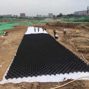 50mm 75mm Height Geocell Ground <strong>Grid</strong> Paver Geocell Gravel <strong>Grid</strong> for <strong>Driveway</strong> - Product Image 1