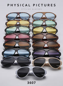 Nuevas gafas de sol de diseñador de marca de lujo de gran tamaño para mujer, gafas de sol con montura grande y logotipo personalizado, venta al por mayor, tonos de moda - Product Image 4