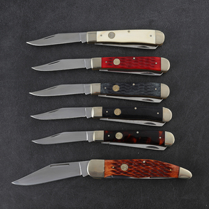 Cuchillo de Camping Industrial Personalizado Hongrui, Hoja Fija, Mango de Madera y Hueso de Buey, Acero Inoxidable, Ideal para Supervivencia al Aire Libre, Soporte OEM - Product Image 4