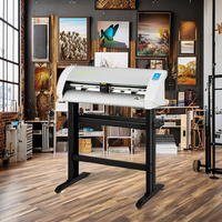 Fabrication directe Bascocut autocollant en vinyle avec caméra CCD traceur de graphique de découpe de contour automatique