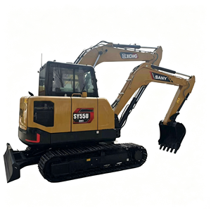 Nouvelle Mini-Excavatrice sur Chenilles SANY SY55U SY55C de 5,5 Tonnes avec Pouce Hydraulique et Attache Rapide - Modèle à Forte Demande - Product Image 1