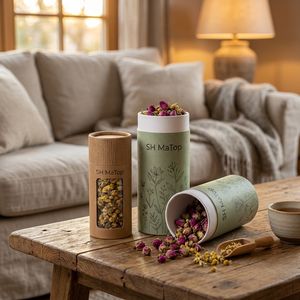 กล่องกระดาษคราฟท์ทรงกระบอกแบบดัน-ดึง บรรจุภัณฑ์ทรงกลม ขนาด <span class=keywords><strong>2</strong></span> ออนซ์ สำหรับลิปบาล์มแบบดันขึ้น กล่องเปล่า - Product Image 6