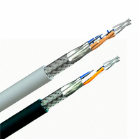 Câble blindé à paires torsadées Ligne industrielle RS485 2x2x22AWG Câble de communication