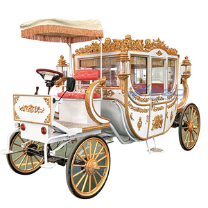Nouvelle Magnifique et Somptueuse Calèche Royale de Visite des Monuments, Calèche de Mariage Cendrillon, Calèche Royale de Transport Spécial - Product Image 3
