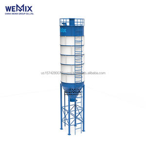 Silo de cemento tipo panel 200 T Silo de cemento de 200 toneladas Tanque de cemento ensamblado Silo de montaje rápido - Product Image 1