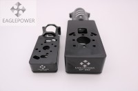 Produits d'usinage de précision CNC de haute qualité, base de montage de moteur, tuyau rond de 30 mm