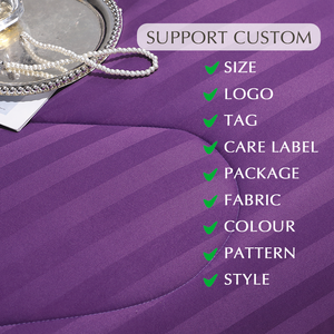 Sang Trọng 100% Polyester Satin Vải Tùy Chỉnh Phong Cách Hiện Đại Khách Sạn Chăn Và Tấm Ga trải giường Bộ 3 Cm Dập Nổi 4 Pcs - Product Image 3