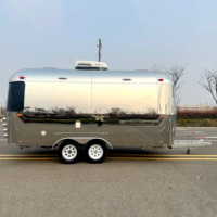 Caravane de voyage haute performance, remorque alimentaire pour camping et restauration mobile
