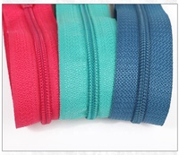 Bande de fermeture éclair en Nylon 3 # Cremallera colorée à longue chaîne pour sacs à main