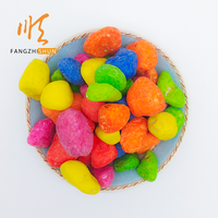 Cinq pierres décoratives colorées teintées, écologiques, pour aquarium, vente en gros, substrat pour aquarium, décoration aquascaping