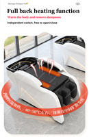 Lit de lavage capillaire électrique japonais pour salon de coiffure, avec circulation d'eau pour traitement thaïlandais, massage corporel complet et spa capillaire