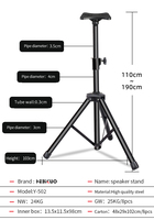 Supports de Haut-Parleurs Trépieds Y-502 en Gros pour la Musique - Accessoires d'Instruments de Musique