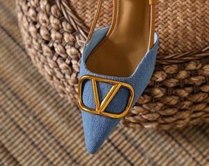 <span class=keywords><strong>Sandali</strong></span> Gleibo OEM ODM da Donna in Denim con Punta Affusolata, Tacco Sottile, Senza Cinturino Posteriore, 6-8cm, Eleganti e Sexy, <span class=keywords><strong>Blu</strong></span> <span class=keywords><strong>Scuro</strong></span>/Chiaro, Vendita all'Ingrosso - Product Image 5
