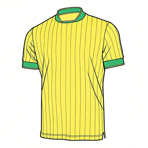 Maglia da Calcio Nantes 2526FC Personalizzata <span class=keywords><strong>Michel</strong></span> Didier Deschamps, Manica Corta Estiva 100% Poliestere - Product Image 3