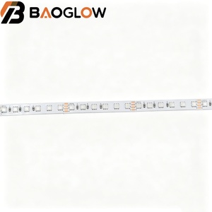 ไฟ LED แบบกันแสงสะท้อน 120LED/M RGB ไม่ตกแรงไฟ 3535 LED Tape Light 24V 15W/M แผ่นเคลือบไฟฟ้า 8 มม. ตัดได้ทุกๆ 5 ซม. เปลี่ยนสีได้ ใช้ภายในอาคาร - Product Image 6
