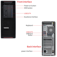 LenovoE thinkstation P510 komputer SSD M.2, kartu grafis DDR4 RAM M.2 E5-1600V3/V4/2600V4 P520