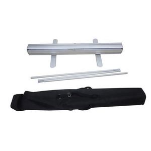 Budget Friendly HD Bright Color Easy Install Aluminum <b>Frame</b> Eco-friendly Adjustable Roll-up Banner Stand for Small Business - Product Image 4