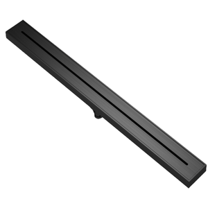 Desagüe de Ducha Lineal Rectangular de Acero Inoxidable Pulido para Baño de Hotel, con Inserto para Azulejos, Ecológico - Product Image 1