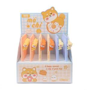 Dibujos animados <span class=keywords><strong>Akita</strong></span> Dog Series Creative Cute Press Gel Pen Tinta negra y azul Punta de 0,5mm Uso escolar y de oficina - Product Image 5