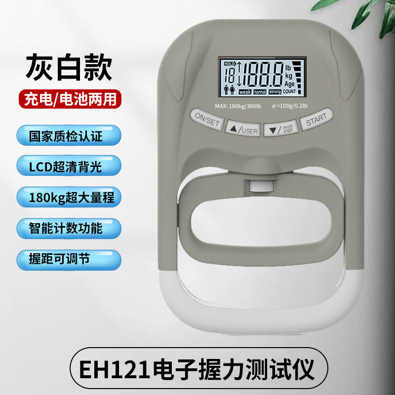 Cross-border EH121 Gray Rechargeable Battery (0-180kg)