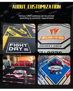 <span class=keywords><strong>Ring</strong></span> de Boxeo Profesional Personalizado para Entrenamiento en Gimnasio, Muay Thai, UFC, MMA, Tipo Competición, para Exteriores - Product Image 6
