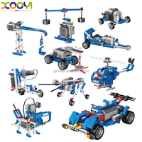Blocs de robots éducatifs 330 + pcs 12 en 1 Kit de blocs d'ingénierie électrique STEM Science Toy Take Apart Toys